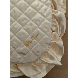 Genuine Silver Cross Dolls Pram Bedding Set - Jubilee Cream